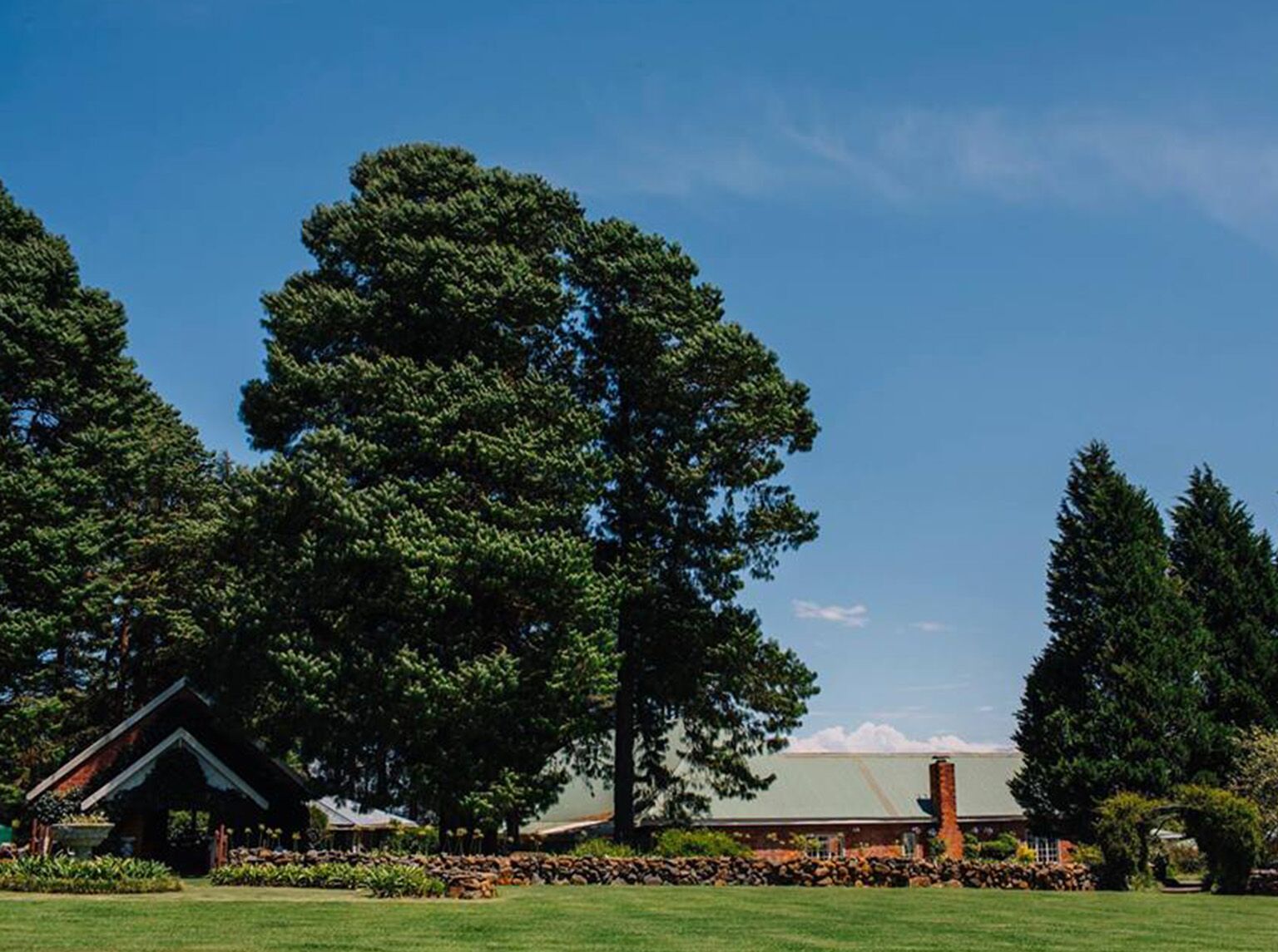 Chapel and grounds under Midlands sky